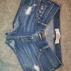 Hollister denim shorts
